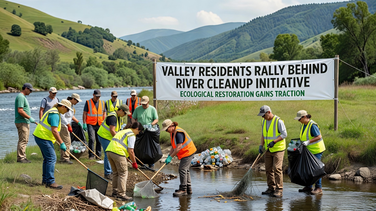 Valley Residents Rally Behind River Cleanup Initiative as Ecological Restoration Gains Traction